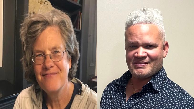 Kate Rousmaniere, left, and Glenn Ellerbe are former Oxford City Council members who are running against each other for Township Trustee. CONTRIBUTED PHOTOS/OXFORD OBSERVER