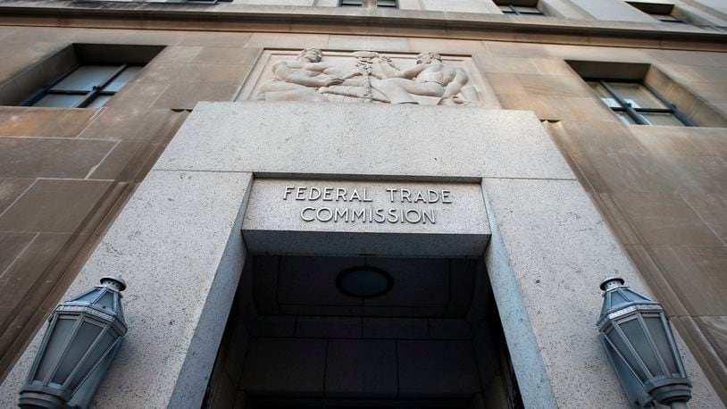 FILE - The Federal Trade Commission building on Jan. 28, 2015, in Washington. (AP Photo/Alex Brandon, File)