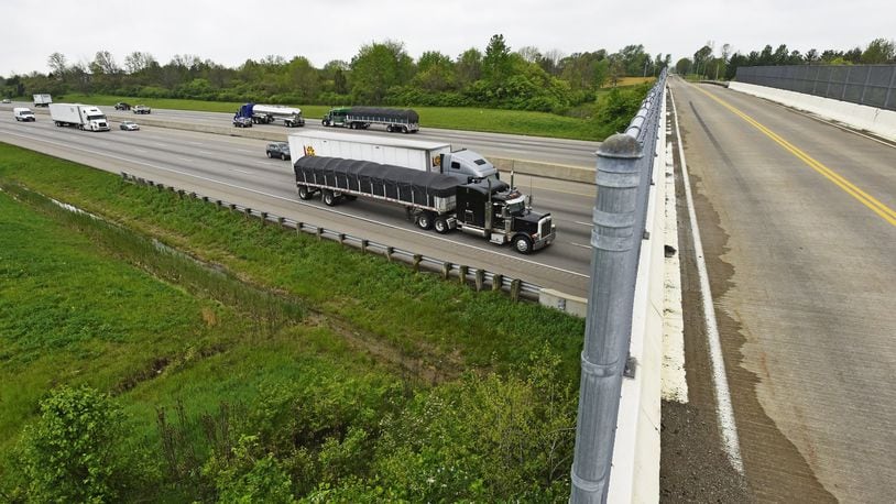 A temporary moratorium has been placed on commercial development along the future Millikin Road interchange with Interstate 75 in Liberty Twp. Nick Graham/Staff Photo