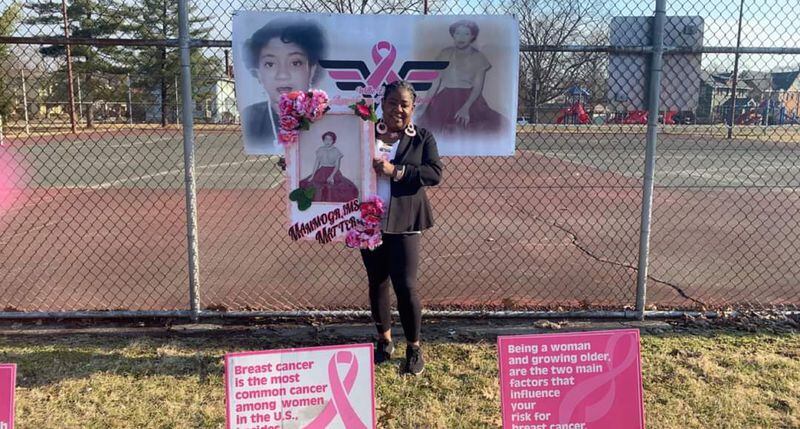 Kimberly Silas, 61, of Middletown, has started a breast cancer ministry to keep her mother's "legacy alive." Her mother, Willie Emma Silas, died in 1966. Last weekend, Silas reserved the Premier Health's mobile mammography coach and 13 women were examined. SUBMITTED PHOTO