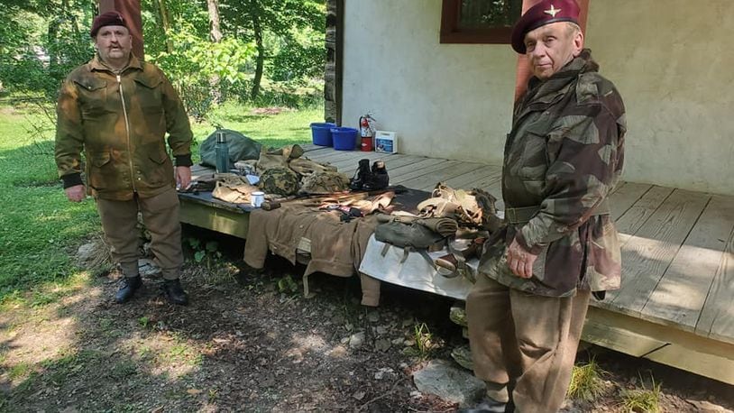 Reenactors at the Heritage Village Museum provide visitors a glimpse into life as a paratrooper during WWII complete with uniforms and artifacts. // CONTRIBUTED