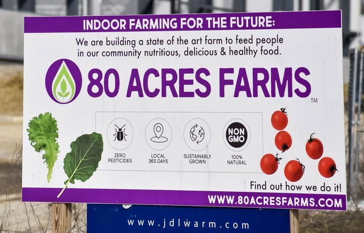 80 Acres Farm indoor grow facility in Hamilton