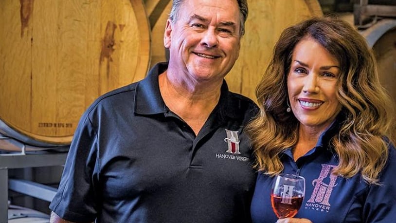 Eddie and Elizabeth McDonald own Hanover Winery at 2175 Morman Road in Hanover Twp. Events for the warmer seasons begin May 4, 2023. CONTRIBUTED