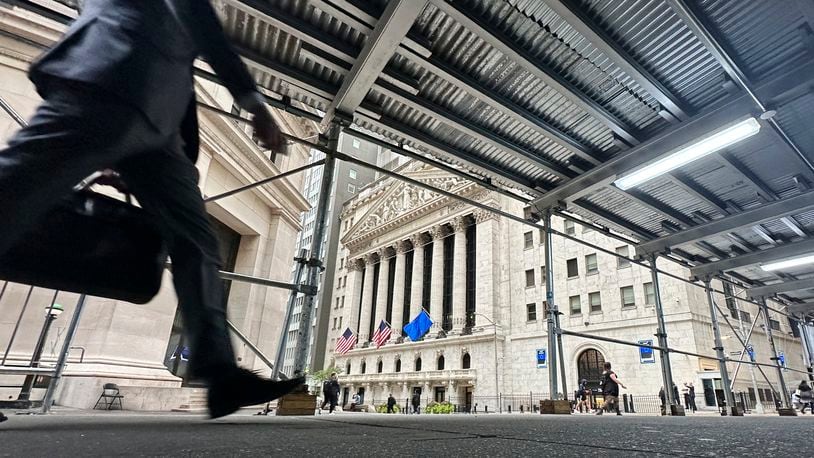 The New York Stock Exchange is shown on Wednesday, Sept. 25, 2024, in New York. (AP Photo/Peter Morgan)