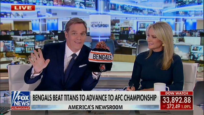 Bengals Fan Bill Hemmer Takes 'Excellent Adventure' to Super Bowl 56