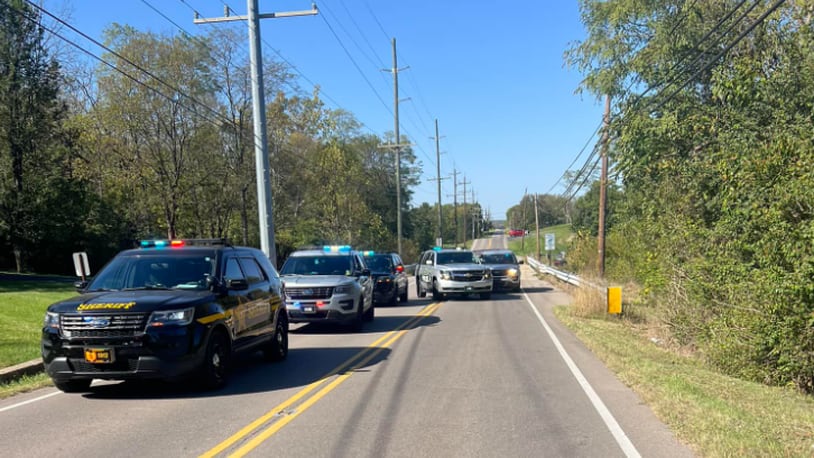 A fatal Ross Twp. crash that happened Wednesday morning led to officials closing off the 2000 block of Ross Hanover Road to investigate. CONTRIBUTED/ROSS POLICE