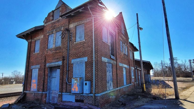 Hamilton Mayor Pat Moeller and others want to save the historic CSX station and move it elsewhere. If City Council doesn't vote to spend $600,000 to move it, the railway plans to tear it down. NICK GRAHAM/STAFF