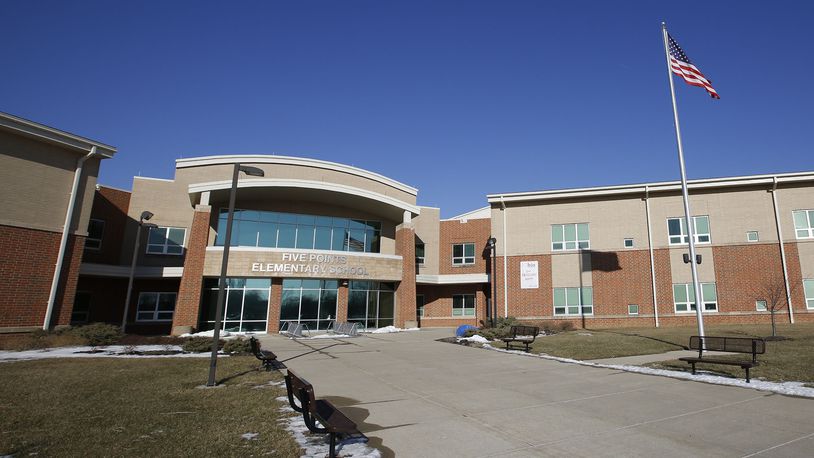 Five Points Elementary School in Springboro. Staff file photo by Ty Greenlees