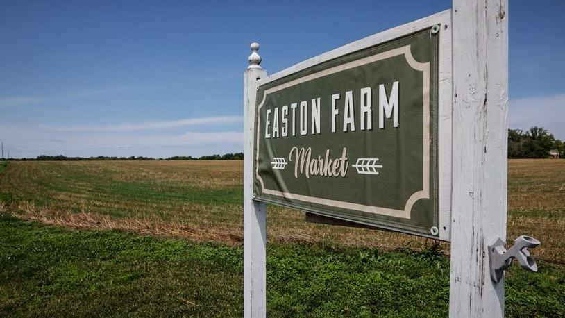 The city of Springboro plans to buy a large part of the Easton Farm and at 605 North Main Street. The city is considering a measure to buy 60 acres. JIM NOELKER/STAFF