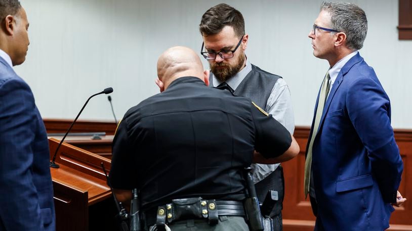 John Carter was sentenced to 3 years in prison Thursday, July 18, 2024 after pleading guilty to involuntary manslaughter in the death of Katelyn Markham. NICK GRAHAM/STAFF