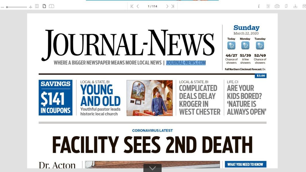 Journal-News ePaper: How to use the digital version of the newspaper