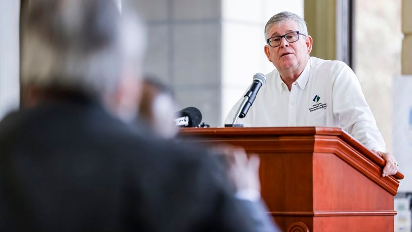 Scott Rasmus, executive director of Mental Health and Addiction Recovery Services Board, said this is a new levy, but it will replace the existing .5-mill, 10-year levy that first passed in 1985 and was last renewed in 2014. Nick Graham/Staff Photo