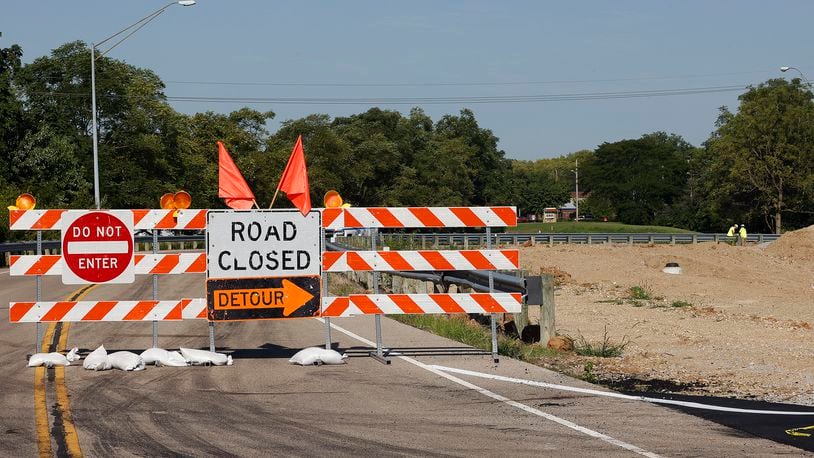 The intersection of Union Road and Manchester Road intersection outside Middletown in Turtlecreek Twp. became a four-way stop today, according to the Warren County Engineer’s office.. MARSHALL GORBY\STAFF