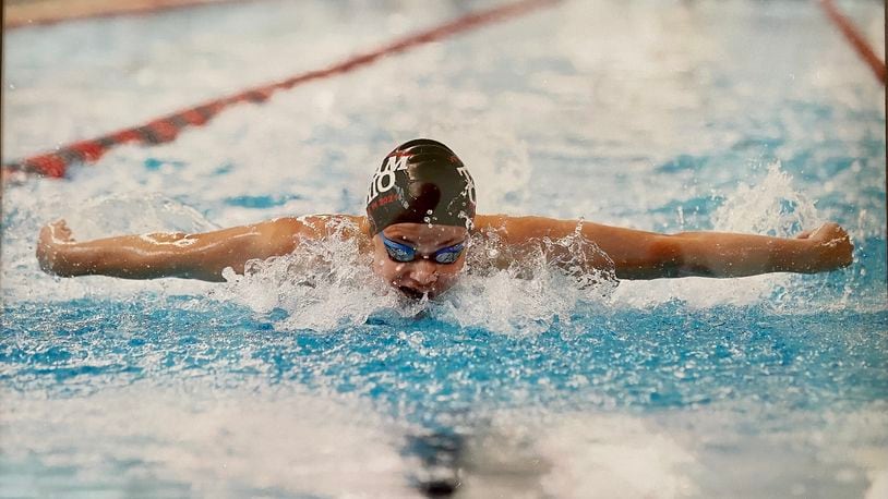 Cooper Burt, a 16-year-old student at Ross High School, wants to swim in college and eventually make the Olympics.