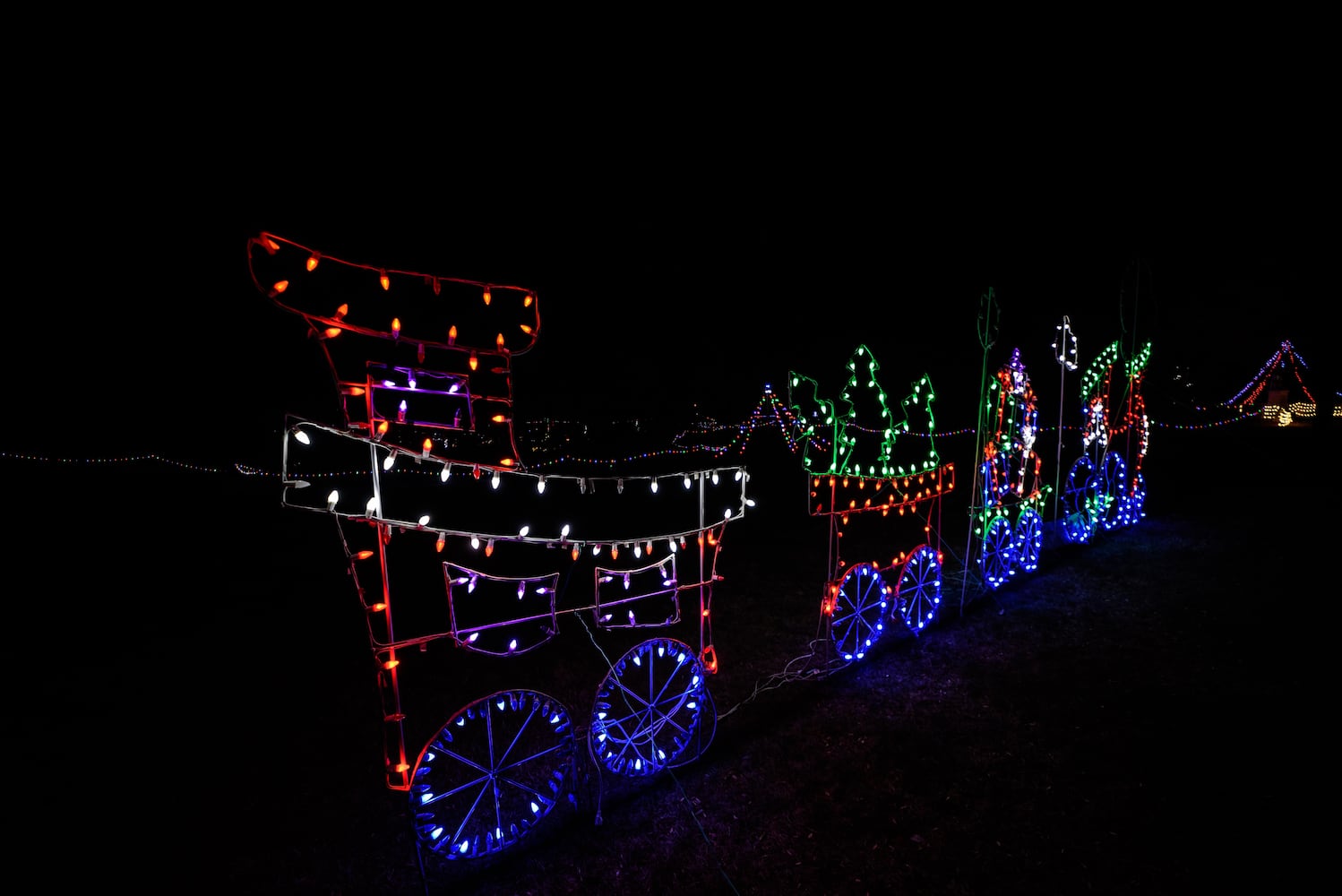 PHOTOS: Fort Saint Clair Whispering Christmas light display in Eaton