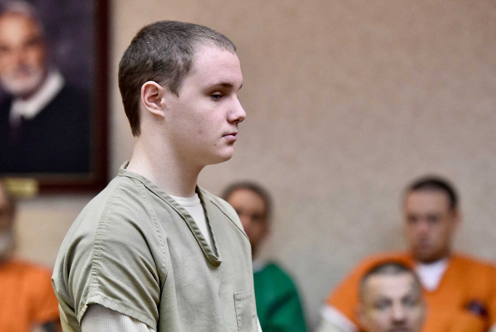 Paul Dillon Craft is pictured during a previous appearance in Butler County Common Pleas Court. His most recent court hearing was continued until May 24. The 16-year-old faces charges of aggravated murder and other felonies for a December robbery gone bad. 