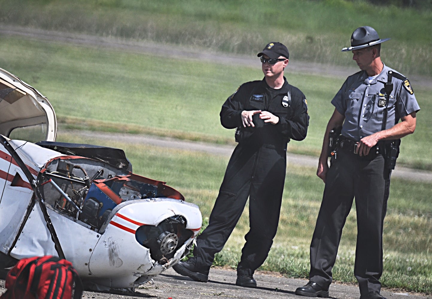 PHOTOS: Plane crashes at Butler County Regional Airport