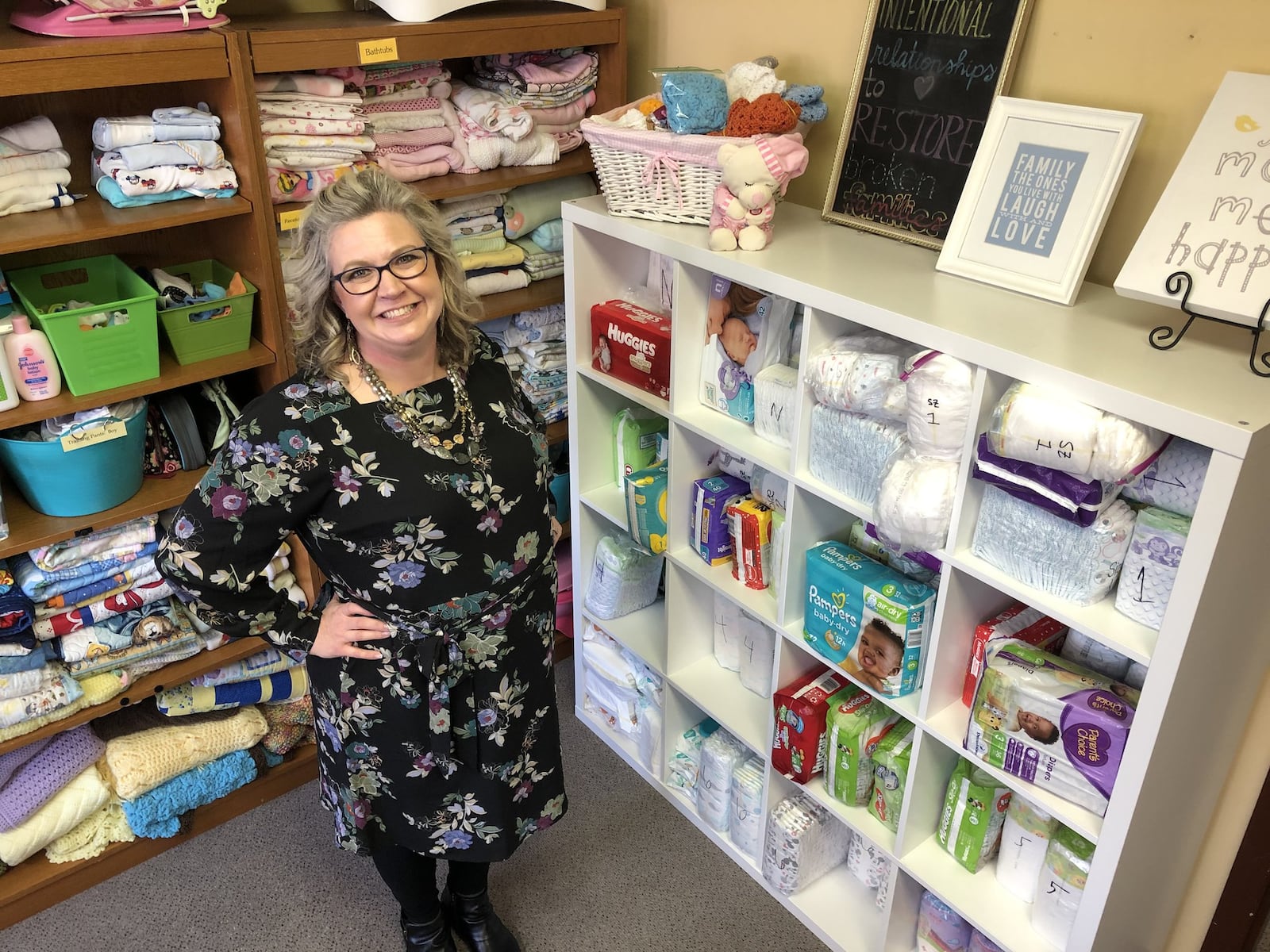 This month, Hopes Closet will celebrate its fifth anniversary, and Executive Director Sarah Coleman says the organization helps provide clothing and other necessary items for children in foster care and support for foster parents. RICK McCRABB/STAFF