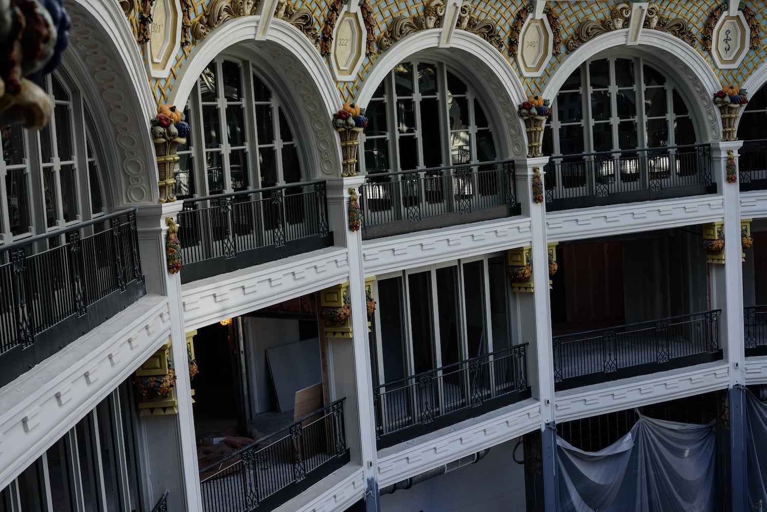 Dayton Arcade construction October 2020