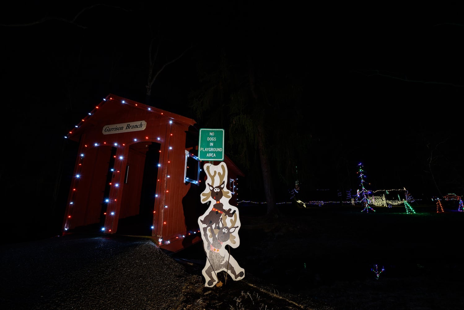 PHOTOS: Fort Saint Clair Whispering Christmas light display in Eaton