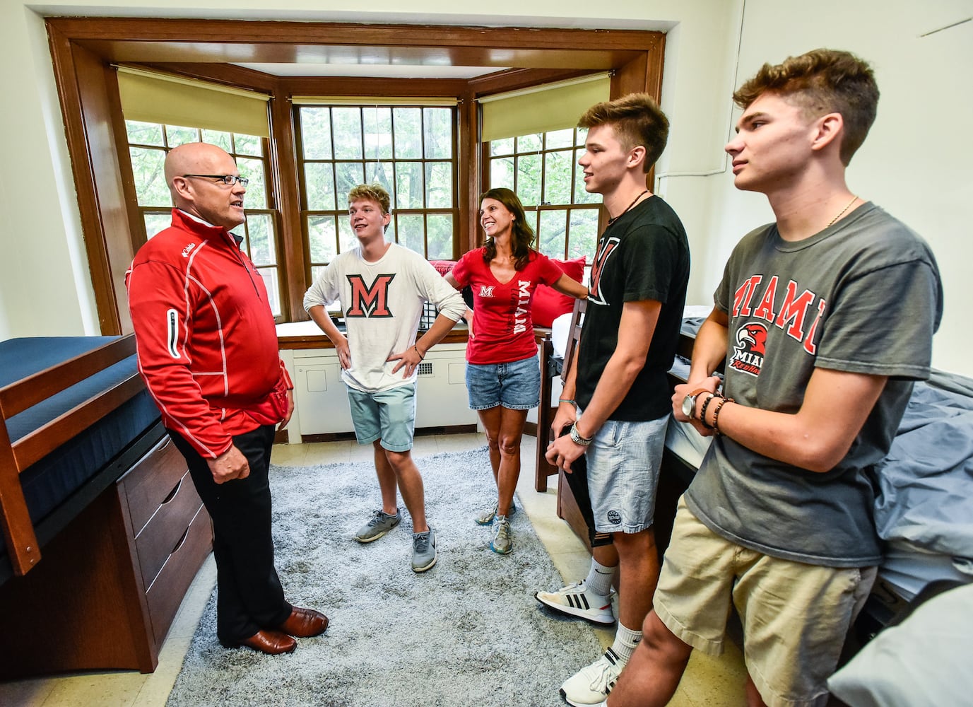 Move-In day at Miami University in Oxford