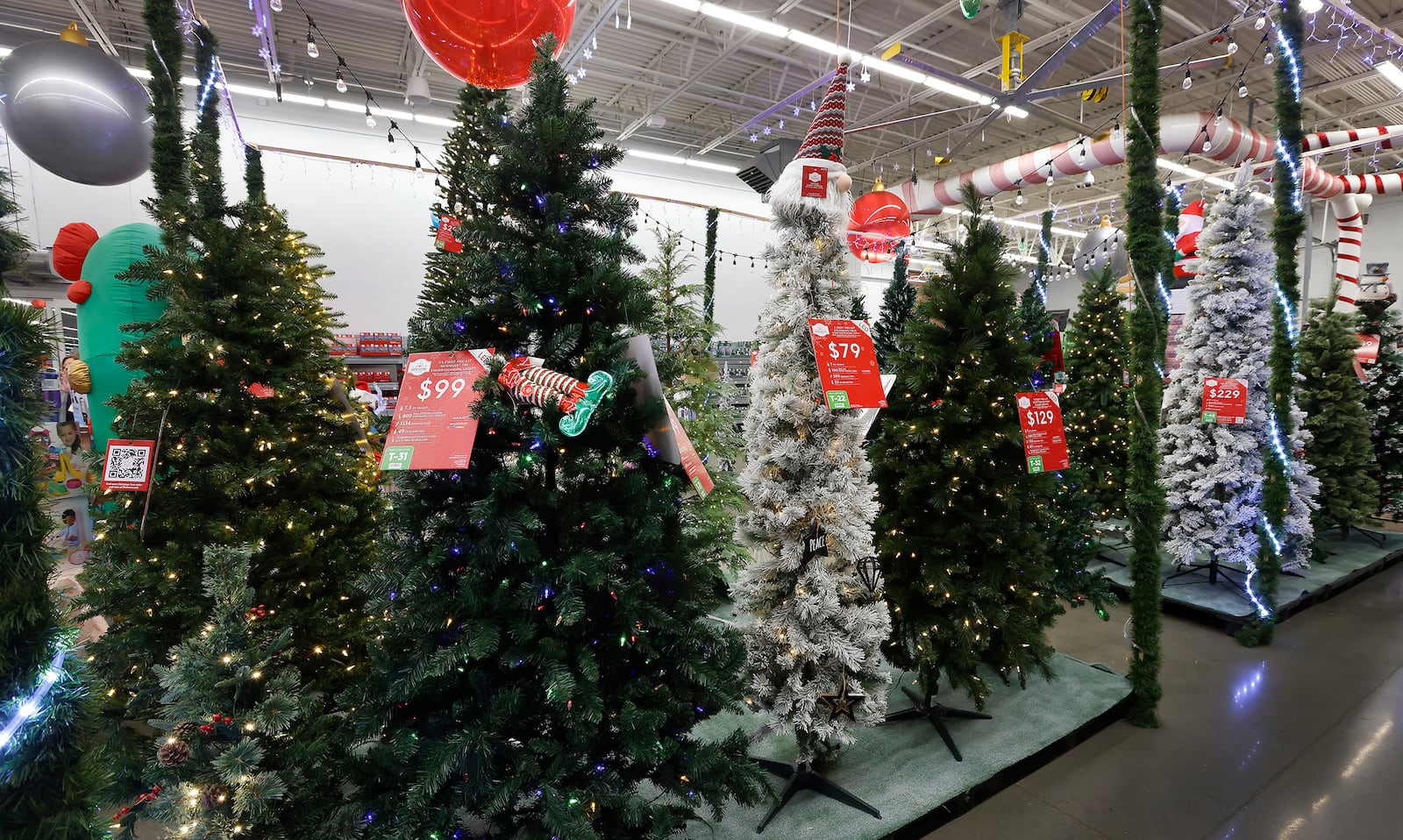 The Walmart store in Beavercreek is gearing up for the holiday season. MARSHALL GORBY\STAFF