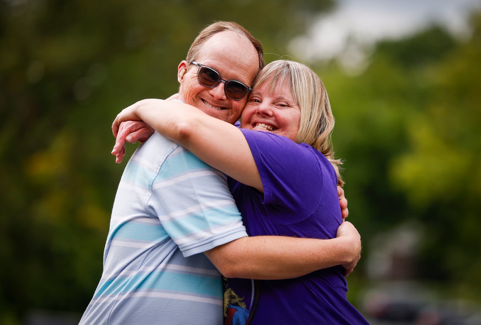 Shawn and Heather O'Grady, a couple with Down Syndrome, have been married for 21 years. NICK GRAHAM/STAFF