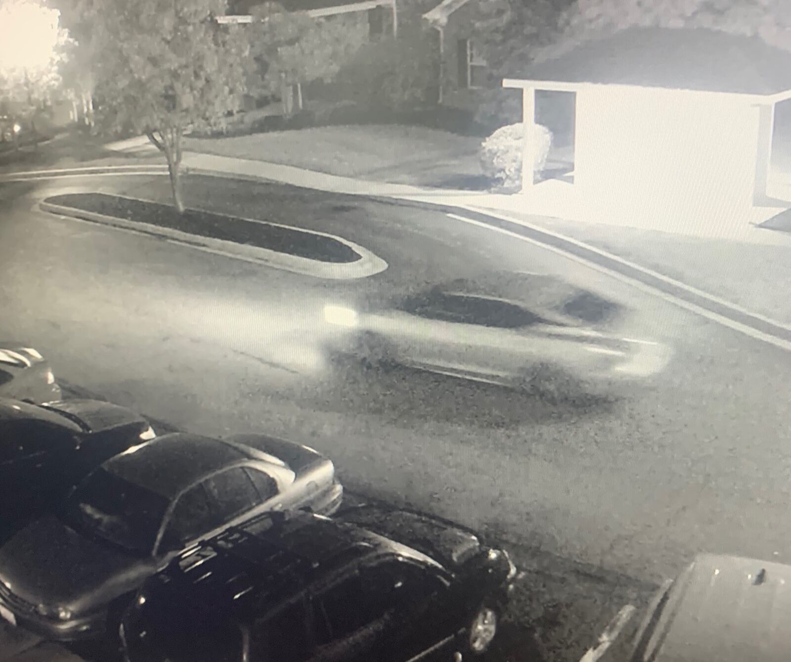 Fairfield Twp. Police have released a photo of a suspect vehicle in an early morning shooting that injured one man on Wildbranch Road. SUBMITTED