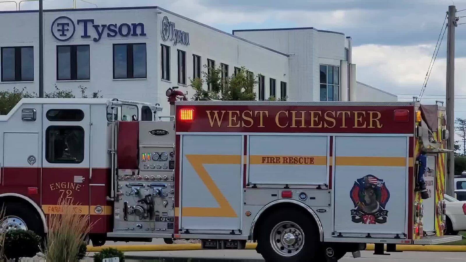 Tyson Foods fire in West Chester