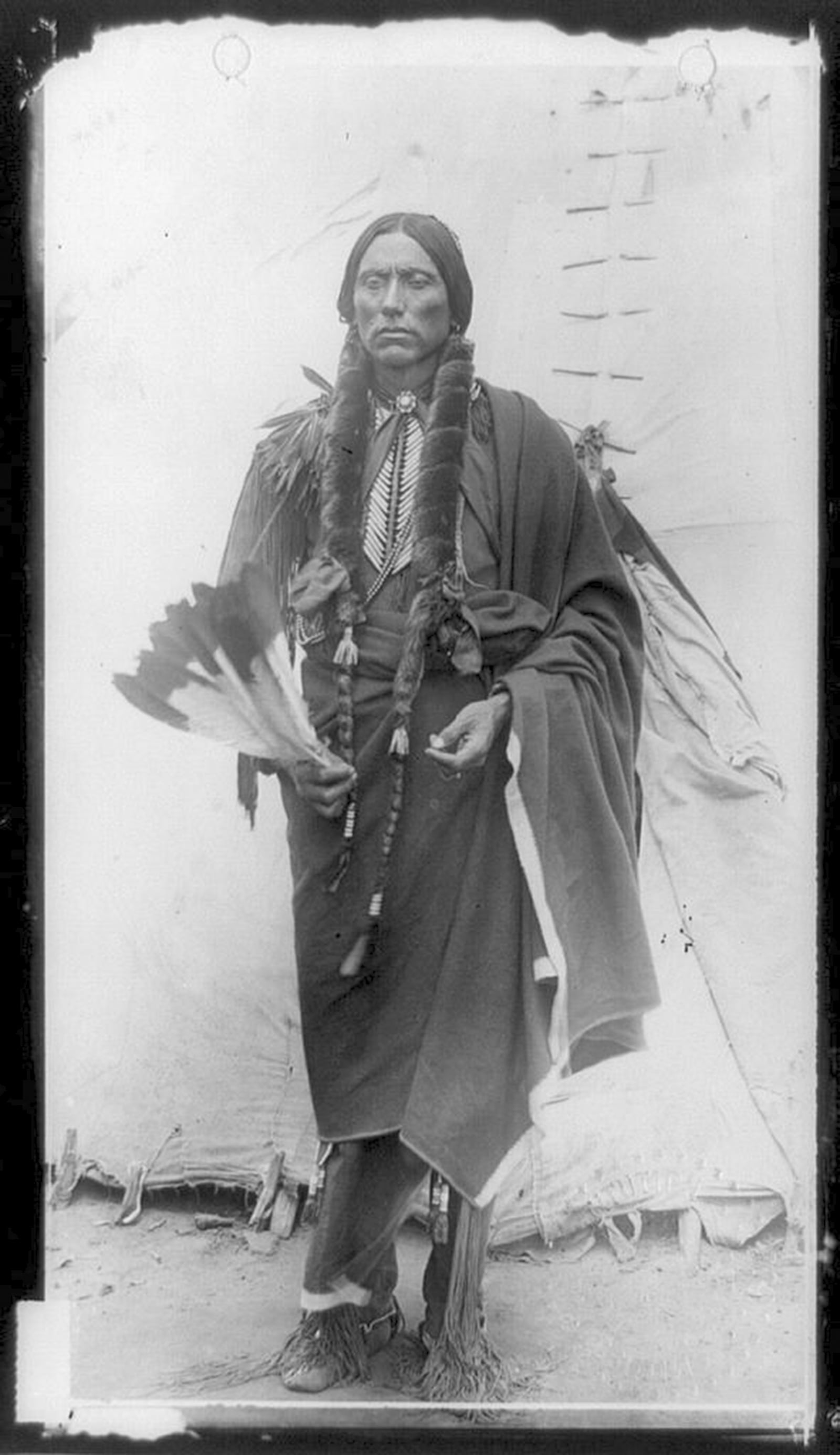 This photo provided by the Library of Congress shows Comanche Nation Chief, Quanah Parker, in 1909. Parker played a major role in creating the Native American Church, whose members use peyote in spiritual ceremony. (Library of Congress via AP)