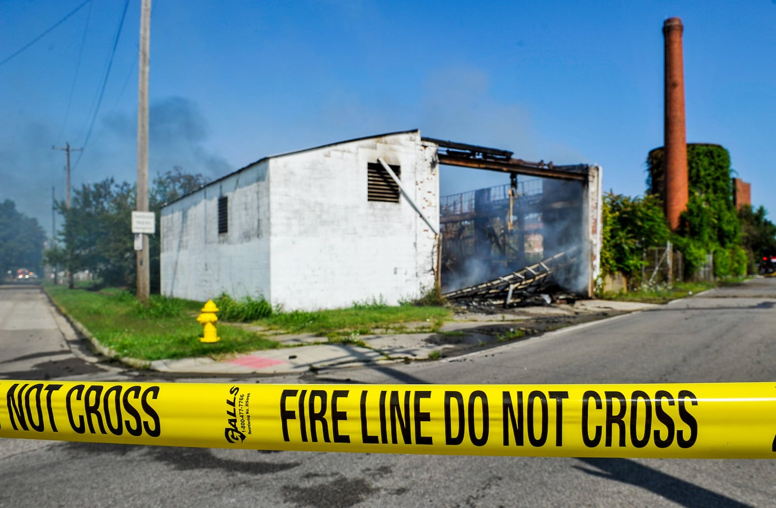 Aftermath of massive warehouse fire in Hamilton