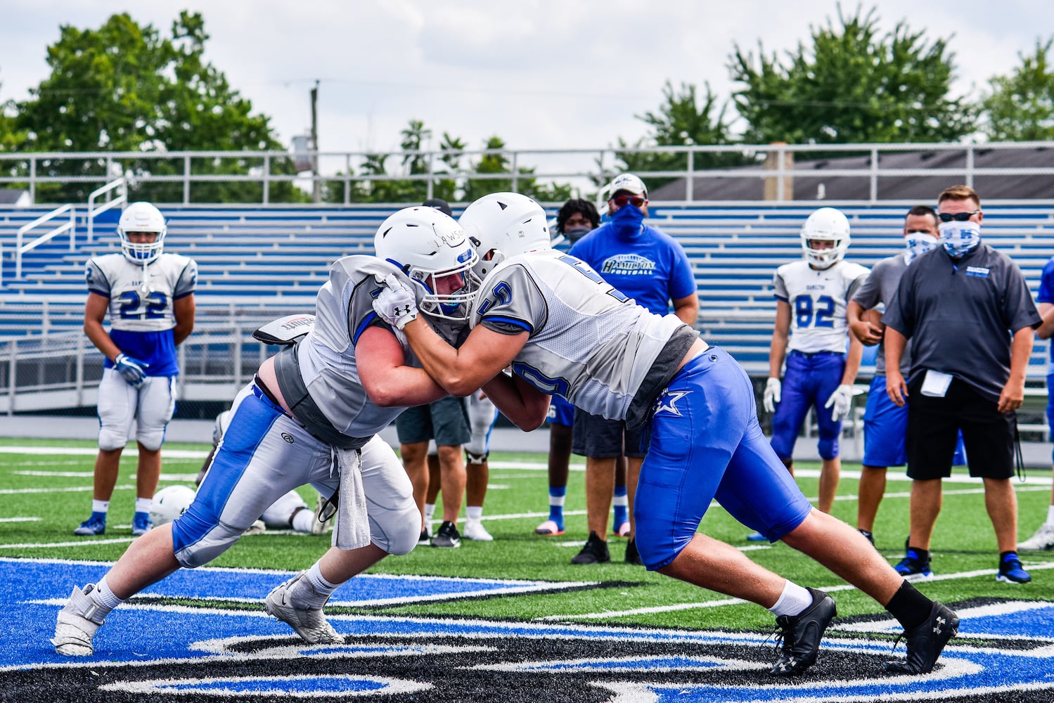 081220 Hamilton football practice