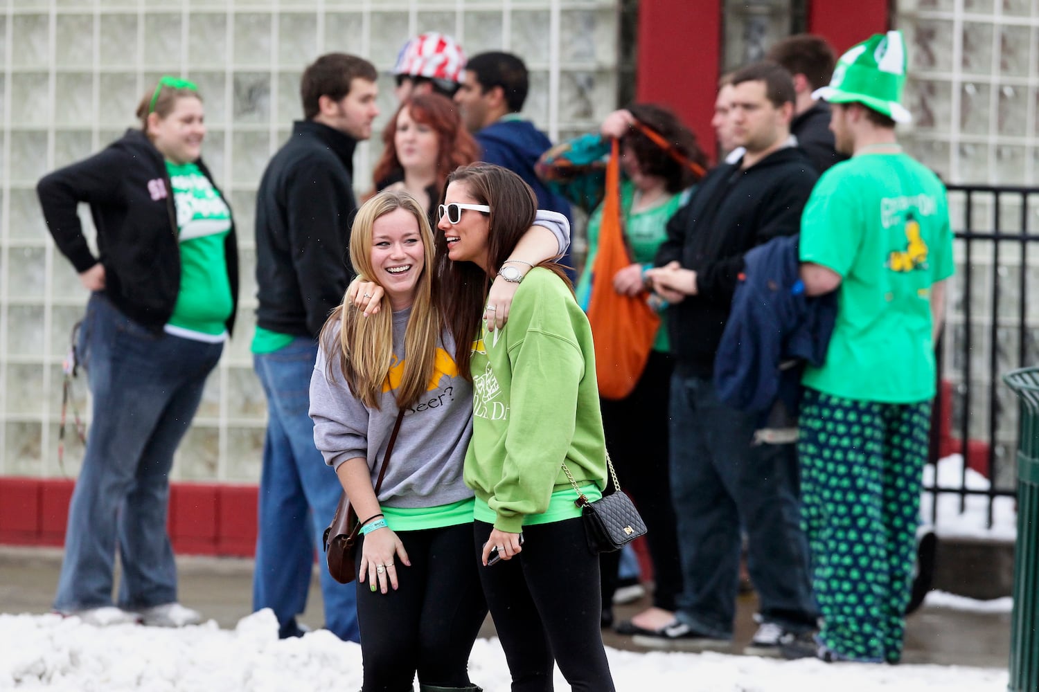 Green Beer Day in Oxford through the years