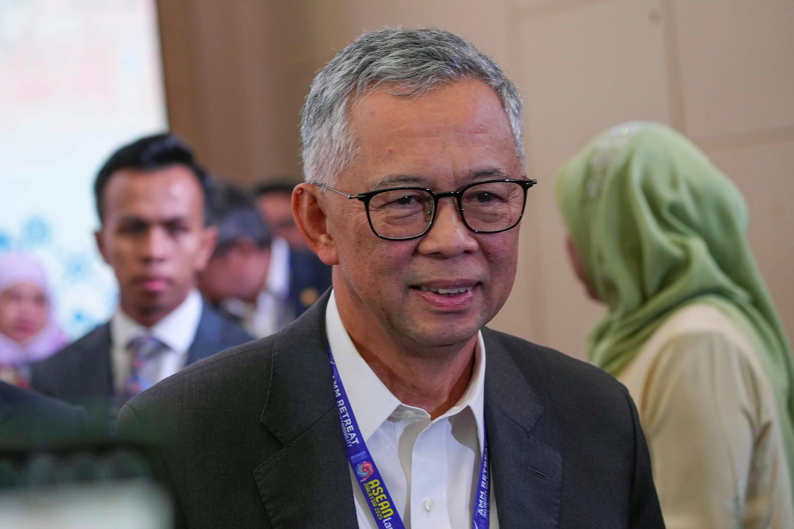 Malaysia's former Foreign Ministry senior official Othman Hashim, who was appointed as ASEAN special envoy to Myanmar, attends a press conference after the Association of Southeast Asian Nations (ASEAN) Foreign Ministers' Retreat in Langkawi Island, Malaysia Sunday, Jan. 19, 2025. (AP Photo/Azneal Ishak, Pool)