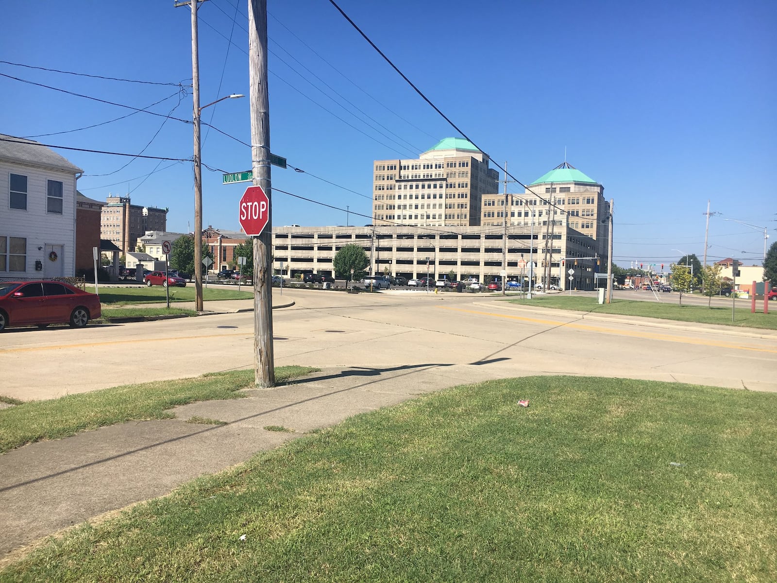 Abraham Lincoln spoke to a crowd of about 1,000 at this location, then a stop on the Cincinnati, Hamilton & Dayton Railroad, on Sept. 17, 1859. 