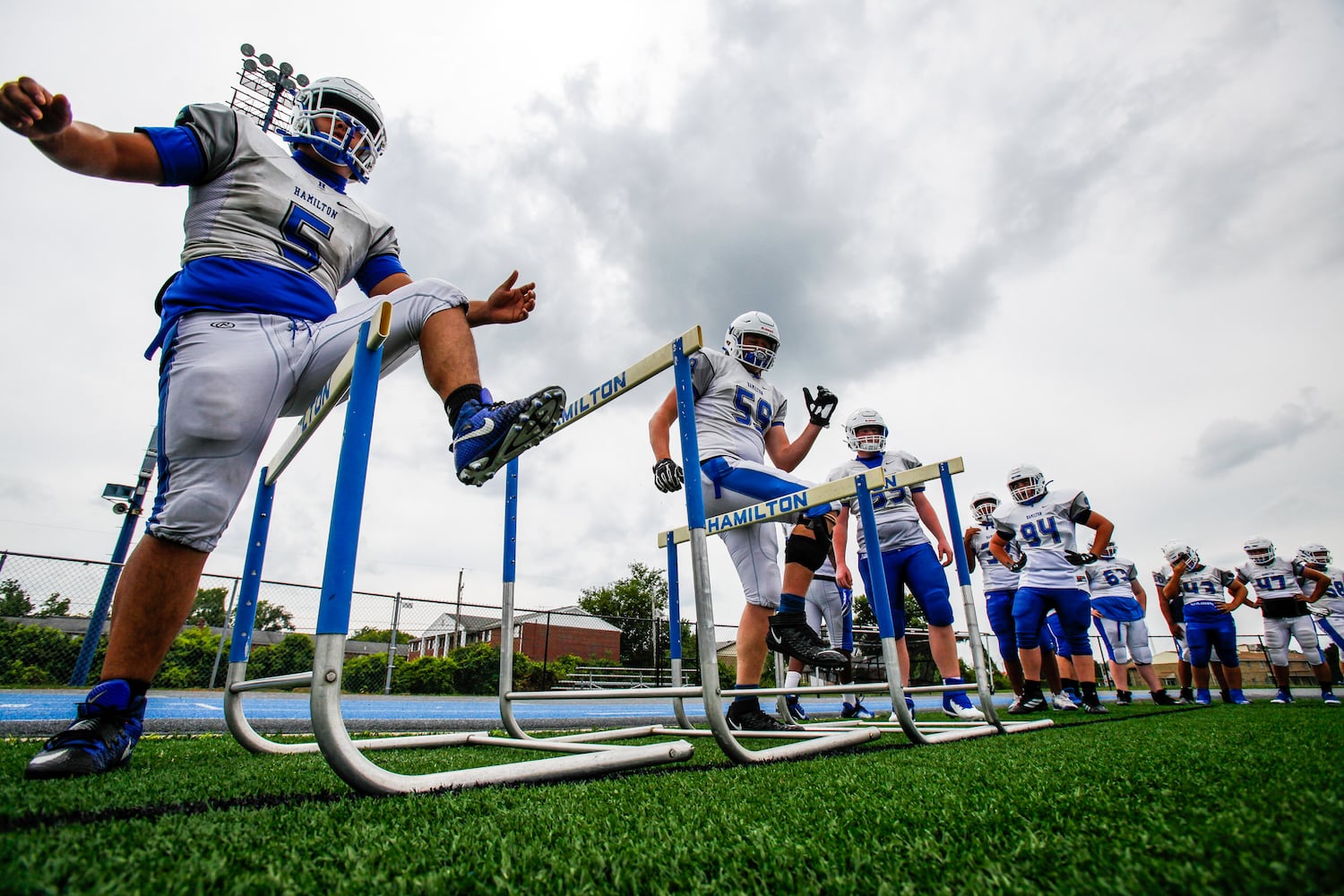 081220 Hamilton football practice