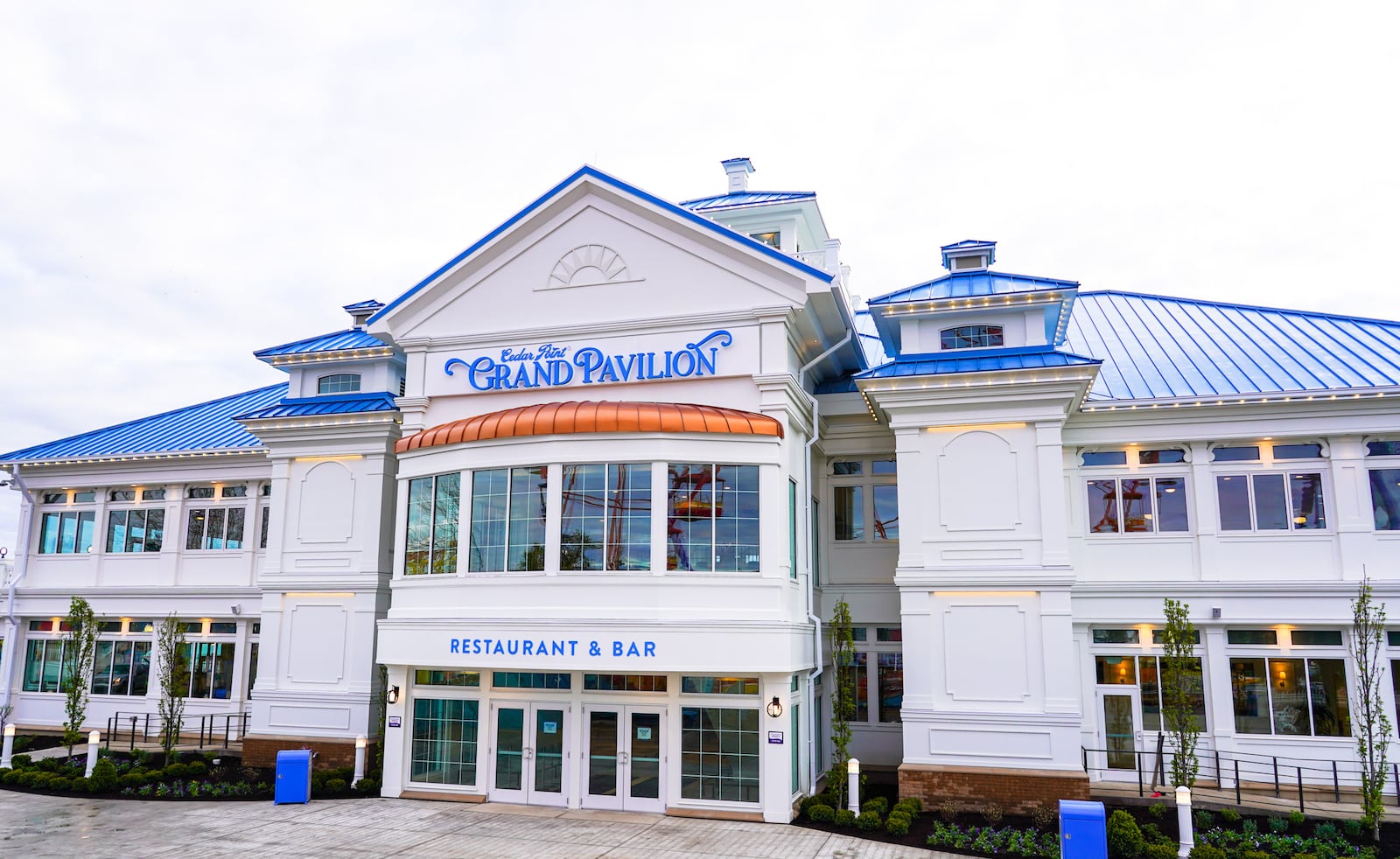 The new Grand Pavilion offers dining, relaxation and breathtaking lake views - Courtesy of Cedar Point