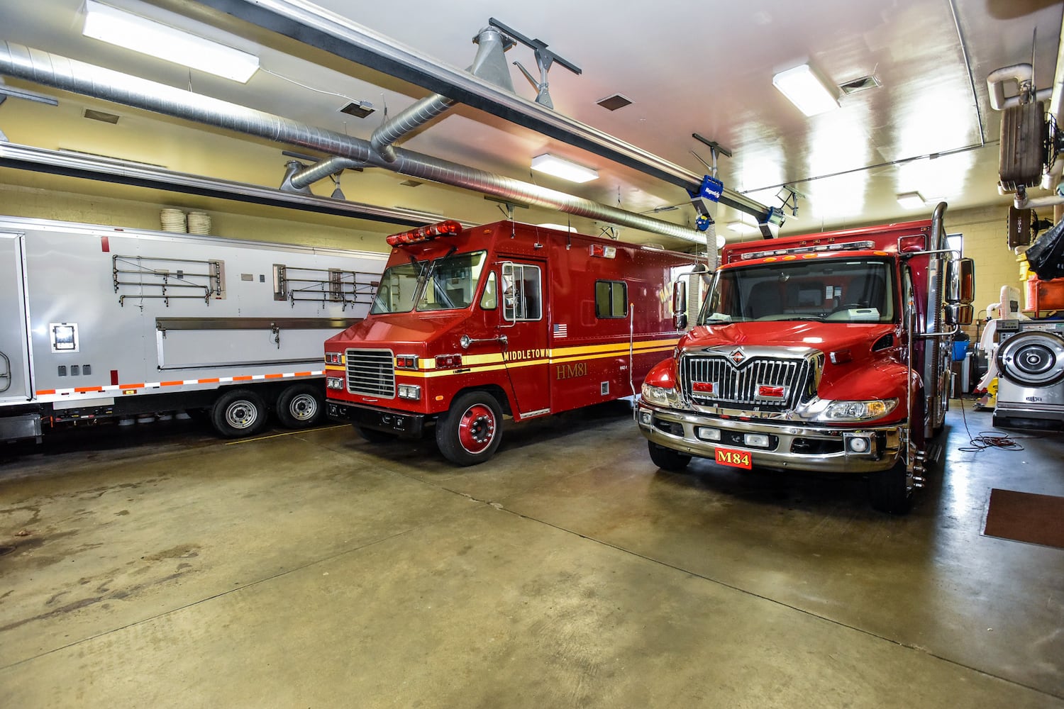 City council and officials tour Middletown fire stations