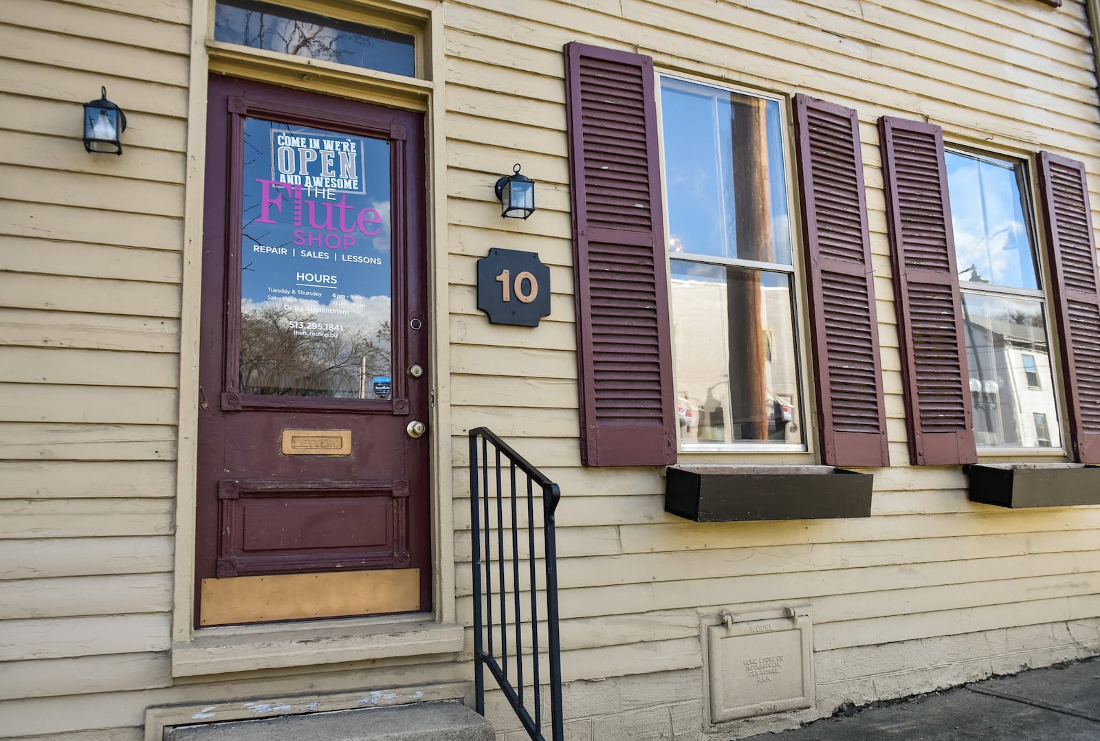 Becki Chesnes has moved her business, The Flute Shop, to 10 South D Street in Hamilton. The business focuses on flute sales, lessons and repair. Chesnes has been in business for three years but recently moved out of The Fitton Center to the new location. NICK GRAHAM/STAFF