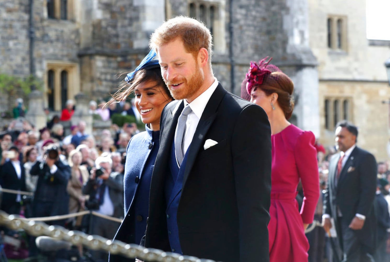 Photos: Prince Harry and Meghan Markle announce baby on the way