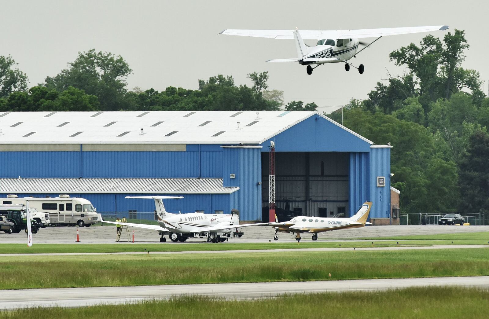 The Middletown Regional Aiport is set to receive $750,000 in the state capital budget for improvements around the airport. The budget is set to be approved, and signed by Gov. John Kasich by the end of this month. NICK GRAHAM/STAFF FILE PHOTO