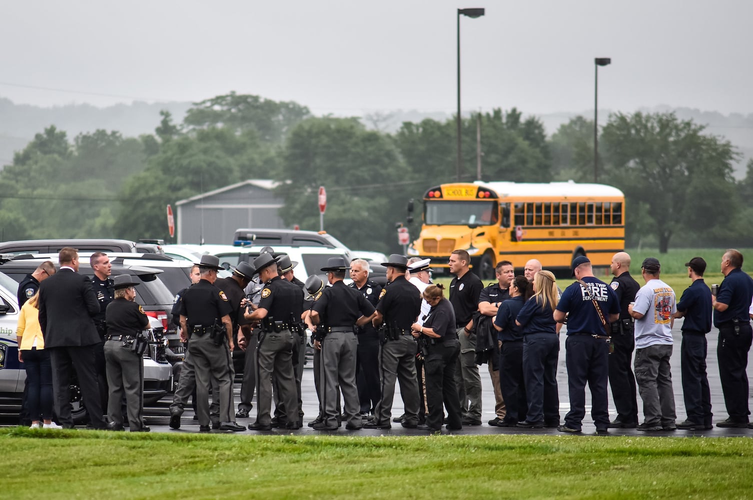 Active shooter training at Ross Middle School