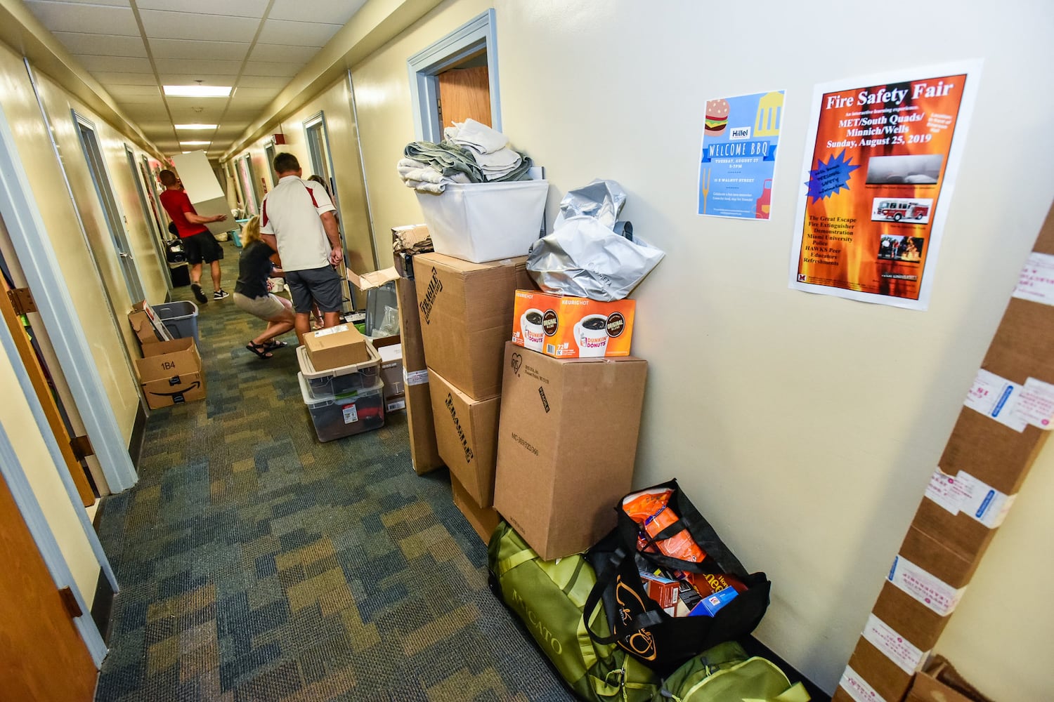 Move-In day at Miami University in Oxford