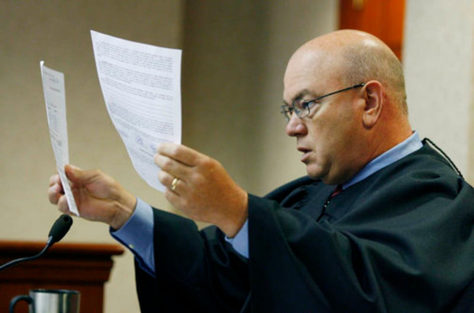 Alexis Ramirez appears in front of Judge Keith Spaeth where he pleaded no contest to raping a 64-year-old Liberty Twp. woman. He was convicted on nine counts, including charges of rape and aggravated burglary in the Butler County Court of Common Pleas Friday, Aug. 20, 2010 in Hamilton, Ohio.