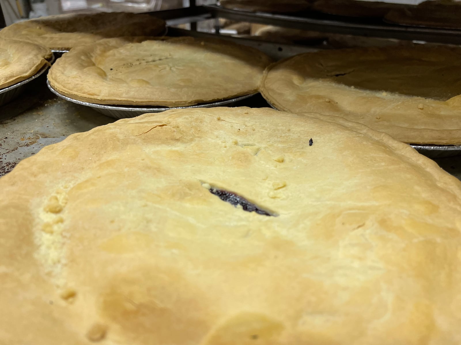 Mehaffies Pies, located at 3013 Linden Ave. in Dayton, makes around 3,000 pies a day. NATALIE JONES/STAFF