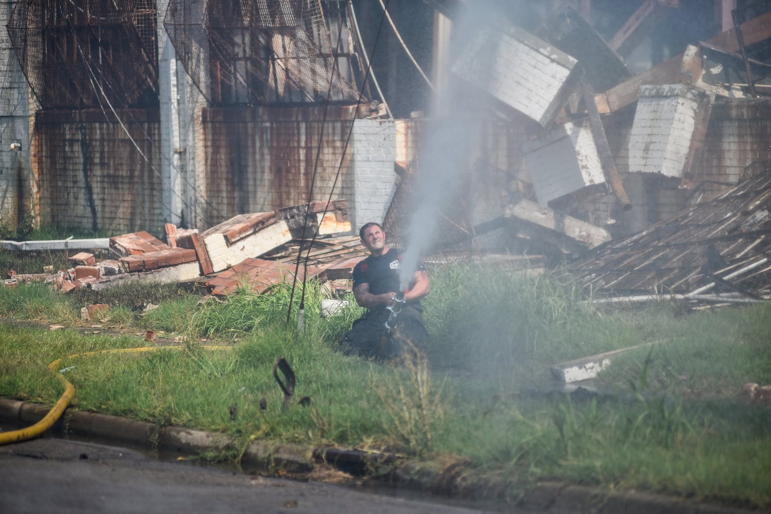 Aftermath of massive warehouse fire in Hamilton