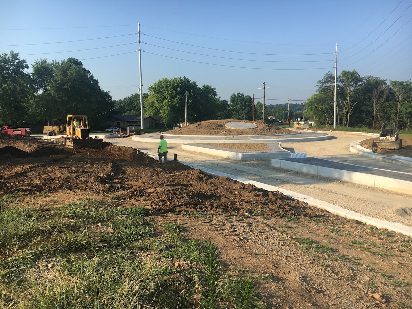 PHOTOS: Fairfield’s first modern roundabout construction progression