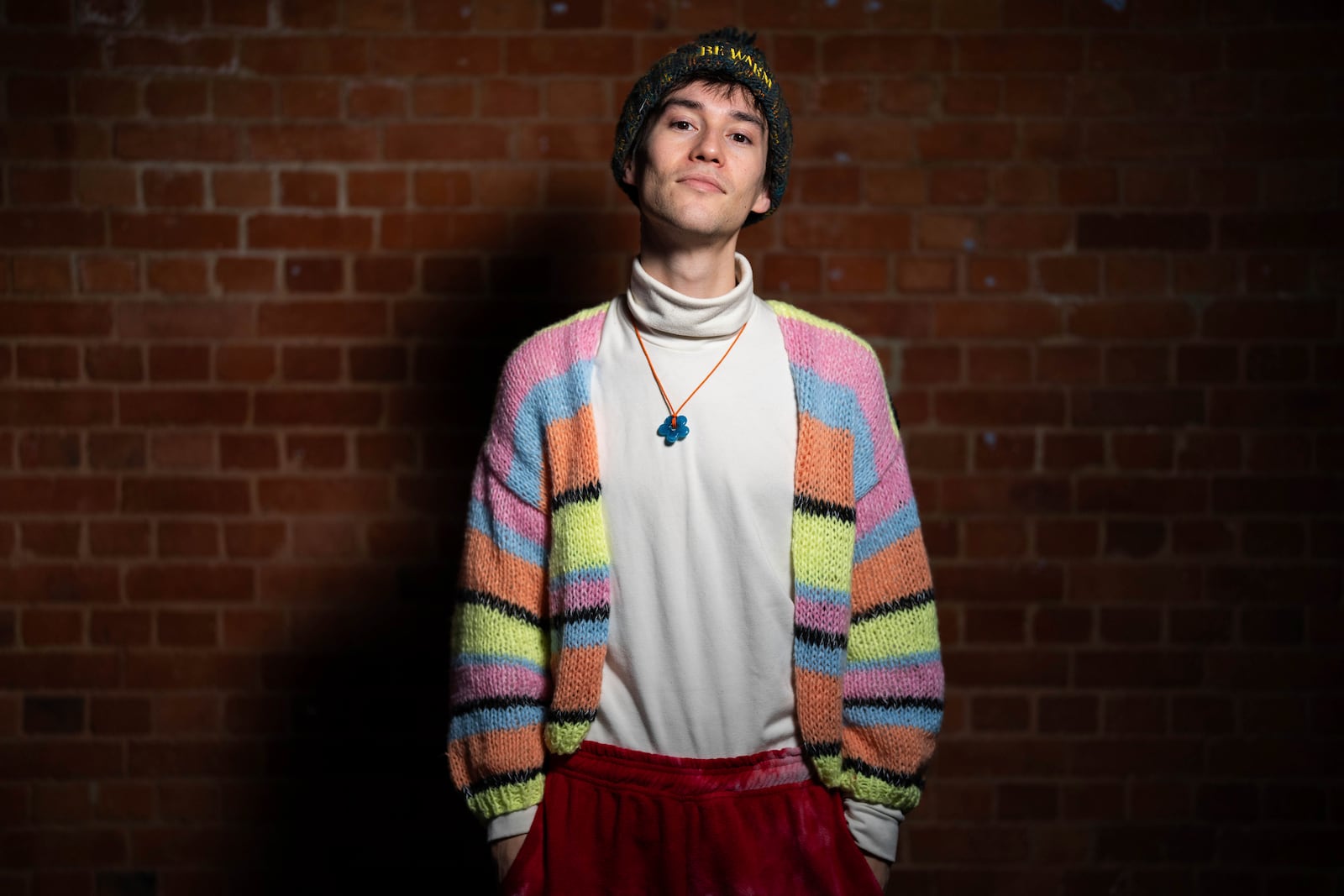 Jacob Collier poses for a portrait on Thursday, Dec. 12, 2024, in London. (Photo by Scott A Garfitt/Invision/AP)