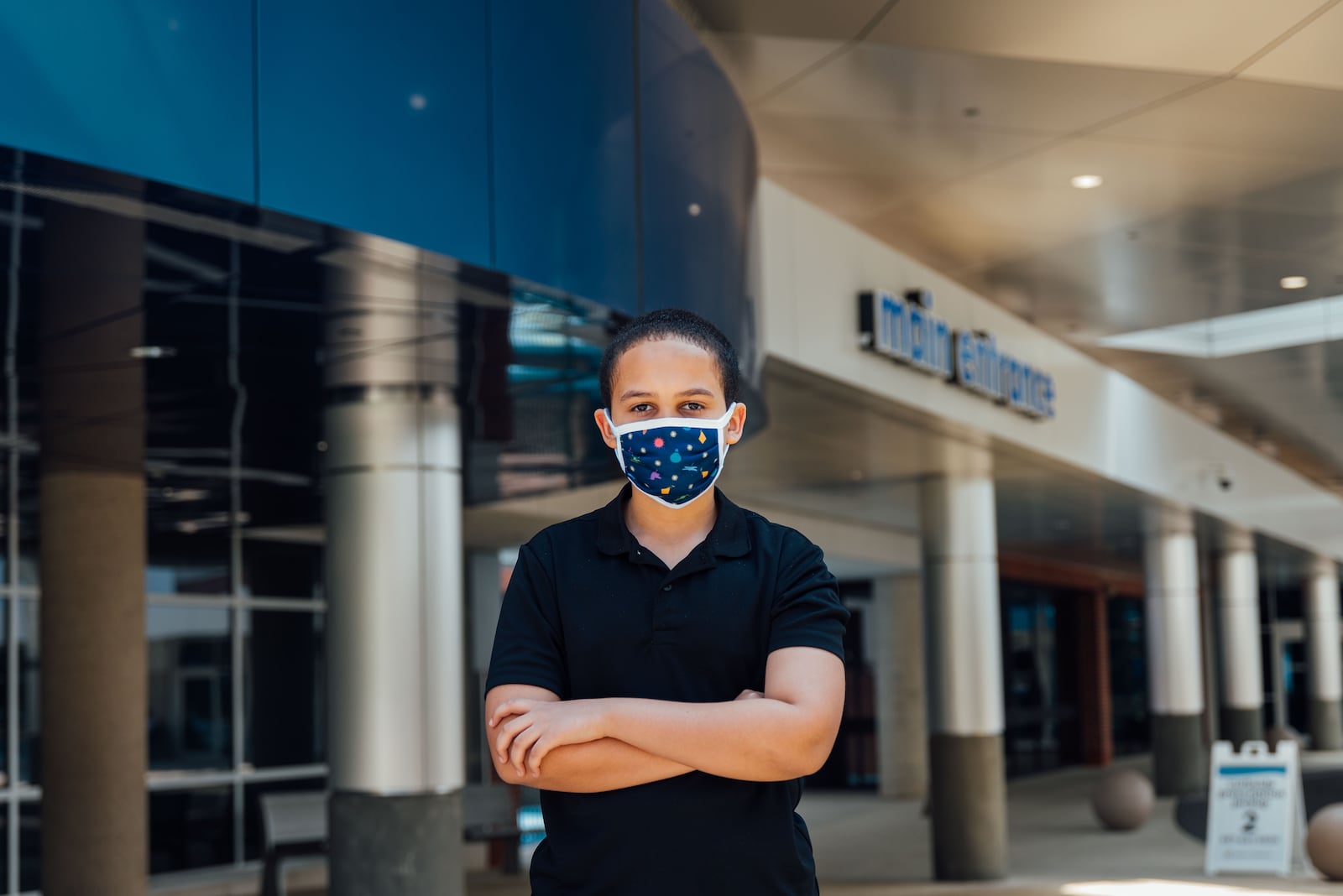 “I think one of the most important things parents can do right now is get their children comfortable with wearing the masks,” says Dr. Michael Klatte, the new division chief of infectious disease at Dayton Children’s. “It’s new for all of us, no matter the age.” CONTRIBUTED BY DAYTON CHILDREN'S HOSPITAL