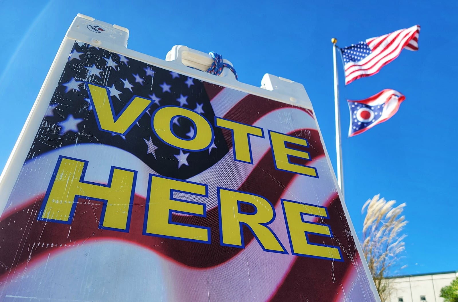 Some voters came to cast their ballots at the Butler County Board of Elections on election day Tuesday, Nov. 3, 2020 in Hamilton. NICK GRAHAM / STAFF